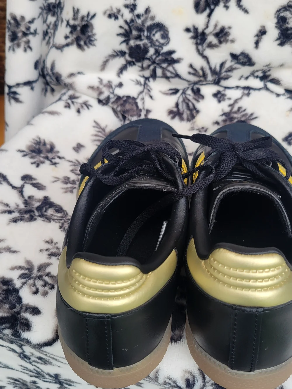 adidas Samba Men’s Black & Gold Leather Sneakers